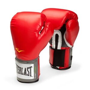 Everlast Pro Style Adult Red / Black Boxing Exercise Workout Gym Training Gloves